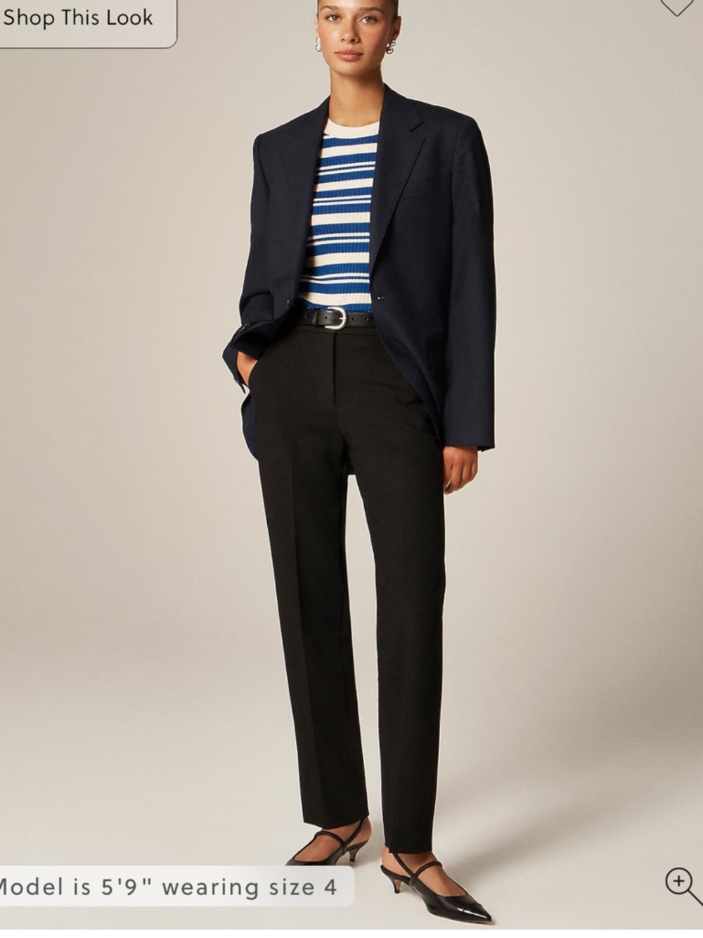 J. Crew Kate straight-leg pant in four-season stretch